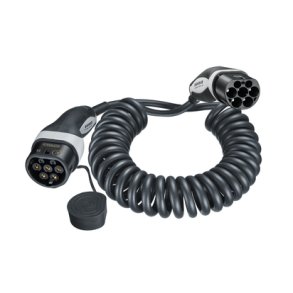 Ladekabel, lngde: 4 m, 20 A, 3-faset, spiralsnoet